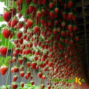Клубника ампельная Анастасия купить по цене от 370р. в интернет-магазине «Посадика» с доставкой почтой в в Можгае и по всей России – [изображение №1].